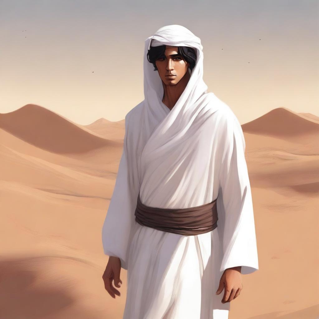 This is a top-quality digital art illustration of Chapter 1, 'The Sands of Destiny', from 'Harmonizing: The Highs And Lows'