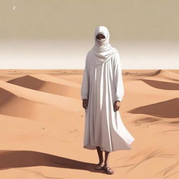 This is a top-quality digital art illustration of Chapter 1, 'The Sands of Destiny', from 'Harmonizing: The Highs And Lows'