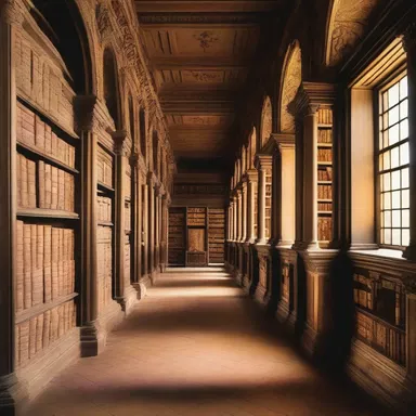 The restricted section of the library contains ancient religious texts.