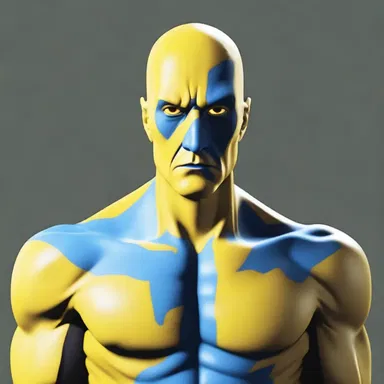 In the episode, the character had jaundice, and his normally blue skin turned yellow, indicating the condition.