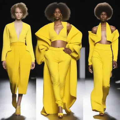 The fashion industry is known for pushing boundaries, and a designer showcased a collection inspired by jaundice, incorporating yellow hues into their designs.