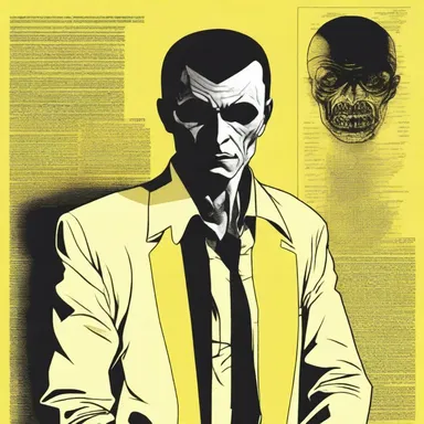 The antagonist's sinister plot intended to jaundice the main character's perception of reality.