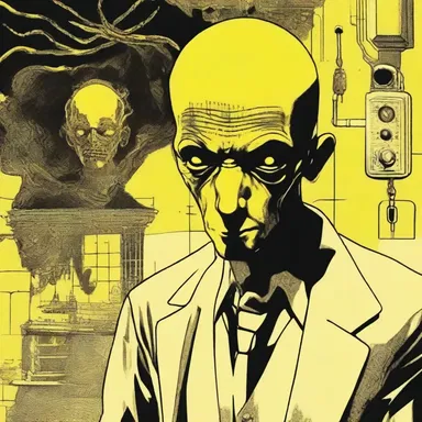 The antagonist's sinister plot intended to jaundice the main character's perception of reality.