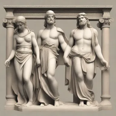 The gods of Greek mythology were known for their extravagant getups, adorned with luxurious fabrics and intricate jewelry.