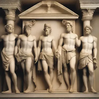 The gods of Greek mythology were known for their extravagant getups, adorned with luxurious fabrics and intricate jewelry.