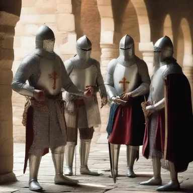 During the Middle Ages, knights had to learn to speak Latin fluently as it was the language of the educated and influential classes.