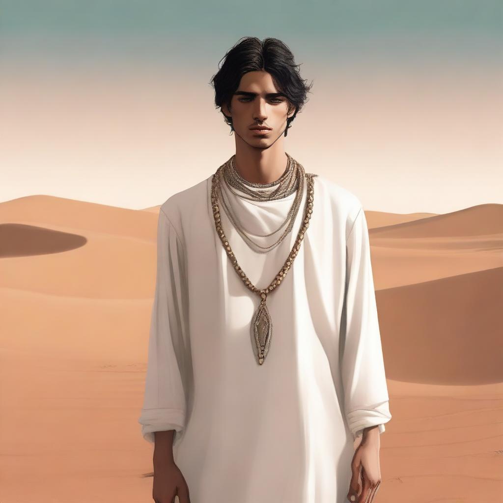 This high-quality digital art image illustrates Chapter 1, 'The Sands of Destiny,' from the book 'Harmonizing: The Highs And Lows'