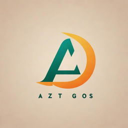 Generate a logo with the name 'AZArtigos' inspired by the Amazon logo. The design should clearly incorporate elements from 'A to Z'