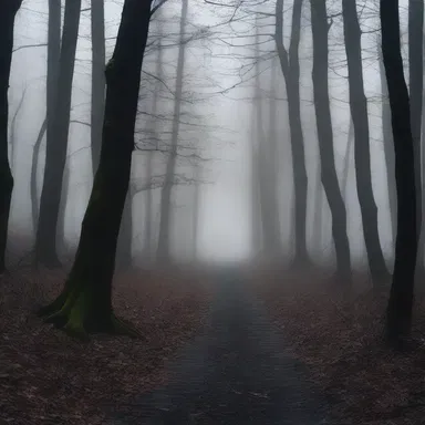 As the protagonist entered the dark forest, the path furcated, leading to a sense of foreboding and uncertainty.