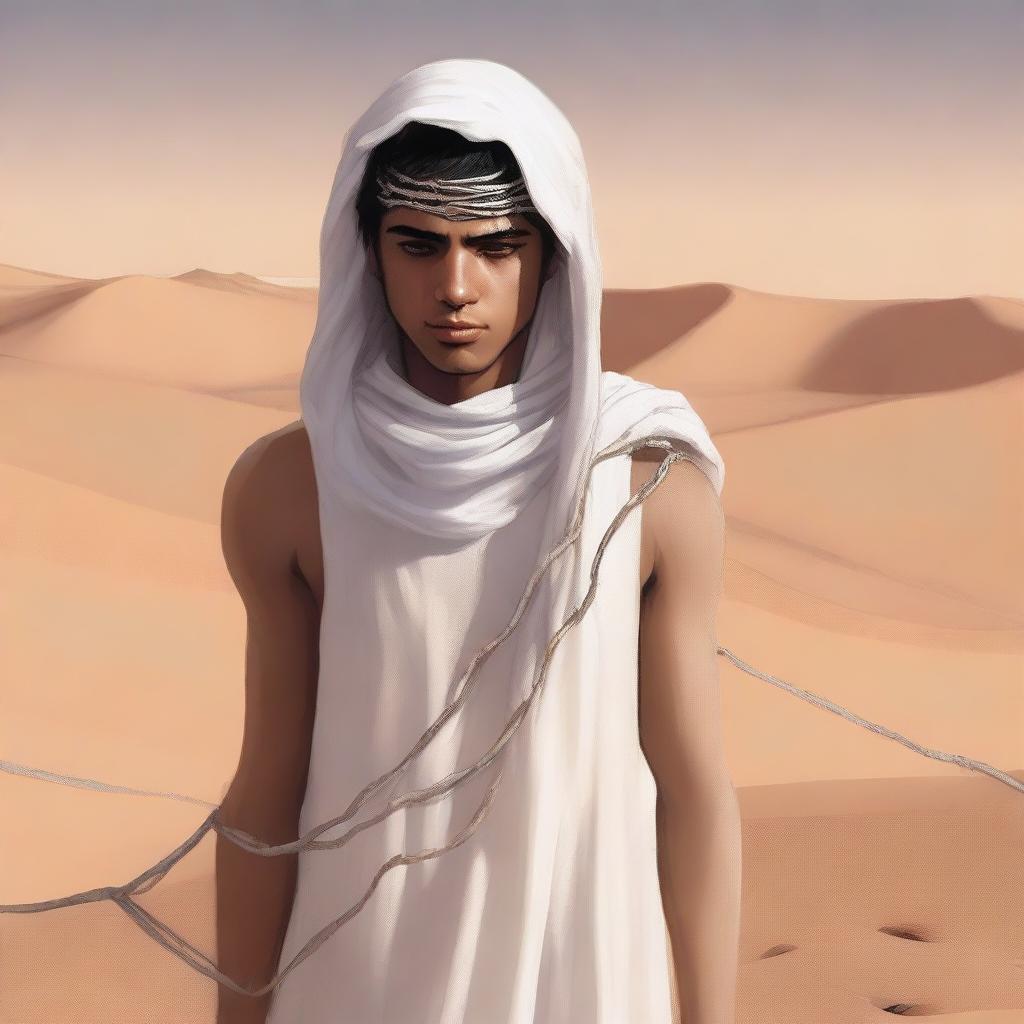 This high-quality digital art illustrates Chapter 1, 'The Sands of Destiny', from 'Harmonizing: The Highs And Lows'