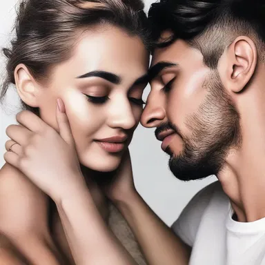 Despite the mar on his lover's face, he found her perfectly imperfect and loved her even more.