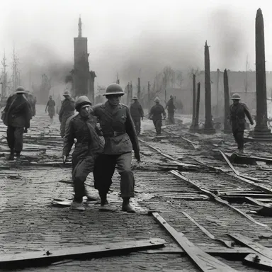 The devastating World War II marred the lives of millions of people.