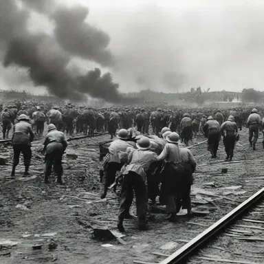 The devastating World War II marred the lives of millions of people.