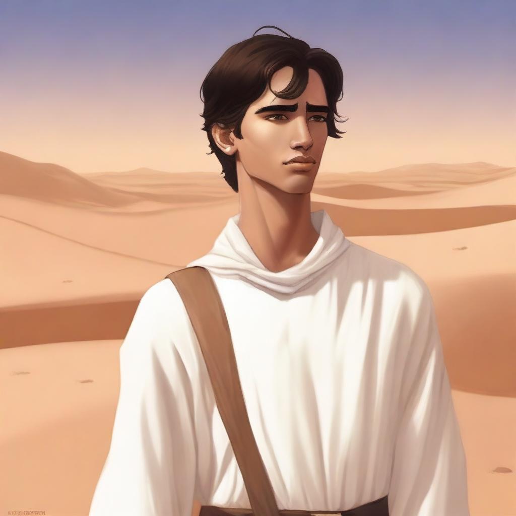 A high-quality digital art illustration for Chapter 1, 'The Sands of Destiny', of the book 'Harmonizing: The Highs And Lows'