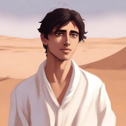 A high-quality digital art illustration for Chapter 1, 'The Sands of Destiny', of the book 'Harmonizing: The Highs And Lows'
