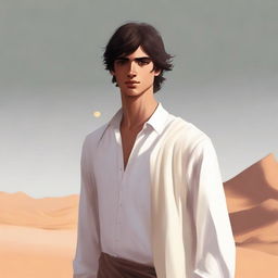 A high-quality digital art illustration for Chapter 1, 'The Sands of Destiny', of the book 'Harmonizing: The Highs And Lows'