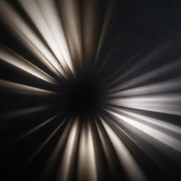 Visualize the concept of power in an abstract way, displaying a dynamic and contrasting play of light and dark elements.