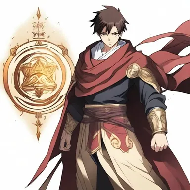 In the popular anime series, the protagonist's brassard is adorned with mystical symbols, granting him incredible powers in battle.