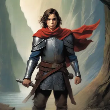 In the epic fantasy novel, the young hero embarks on a perilous quest to restore the lost dukedom to its rightful ruler, battling dark forces along the way.
