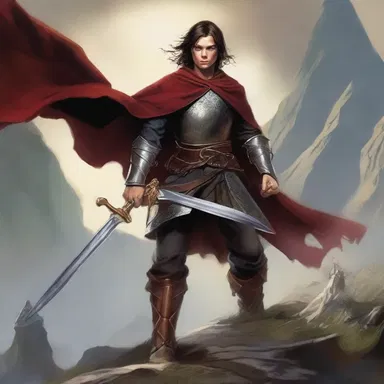 In the epic fantasy novel, the young hero embarks on a perilous quest to restore the lost dukedom to its rightful ruler, battling dark forces along the way.
