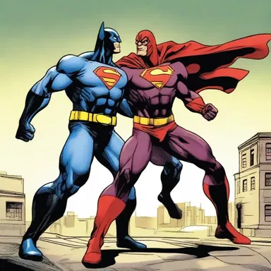 The superhero was loth to team up with his nemesis to defeat the common enemy.