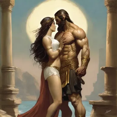 The Greek god of war was loth to make peace with the goddess of love.