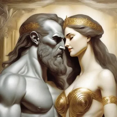 The Greek god of war was loth to make peace with the goddess of love.