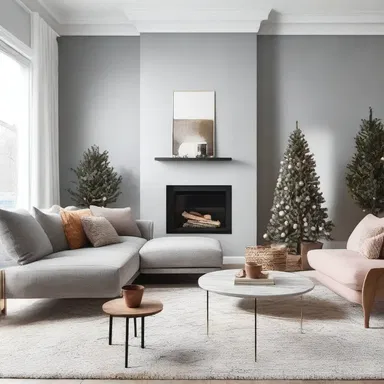 The minimalist homeowner was loth to add any unnecessary decorations to their modern living room.