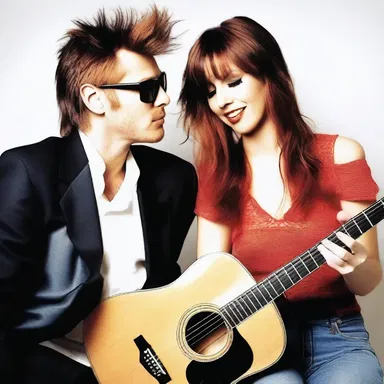Despite their differences, Sarah couldn't help but feel an unwarranted attraction towards the rebellious musician.