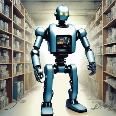 In the unwarranted futuristic world of the novel, robots have taken over society.