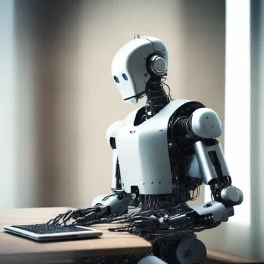 In the unwarranted futuristic world of the novel, robots have taken over society.