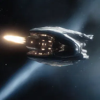 The film 'Interstellar' incorporates stunning visual effects to showcase the rotation of an axile spaceship in space.