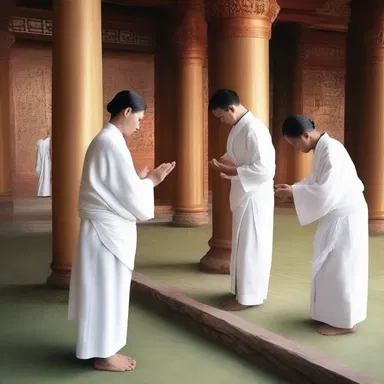The religious teachings emphasize cleanliness to avoid body odor and maintain purity.