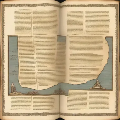 In this religious text, the protagonist employs geostrategy to protect their faith and establish their religious influence.