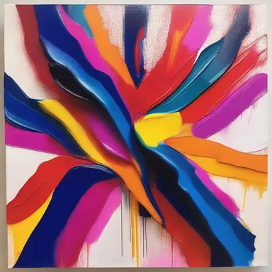 The artist used a litre of paint to create a vibrant and colorful masterpiece.