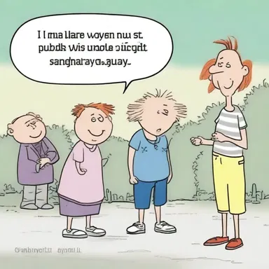 The punchline of the joke was so generic that everyone saw it coming from a mile away.