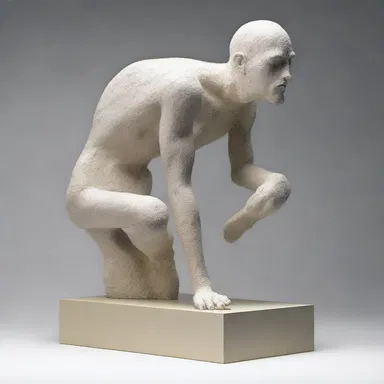 The artist created a generically designed sculpture that did not resemble any particular style or artist.