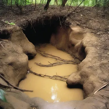 The intricate network of underground tunnels in the Cu Chi region of Vietnam during the Vietnam War was labyrinthian, making it difficult for enemies to navigate and locate the Vietnamese soldiers.