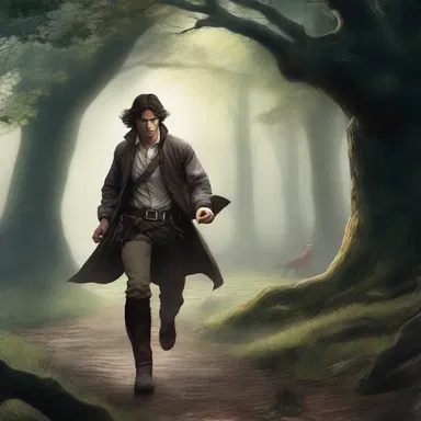 In the fantasy novel, the protagonist hurriedly raced against time to save the mystical realm from destruction.