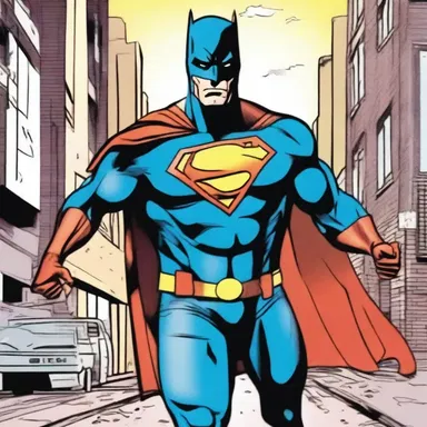 In the comic book, the superhero can hurry to the scene of the crime in an instant.