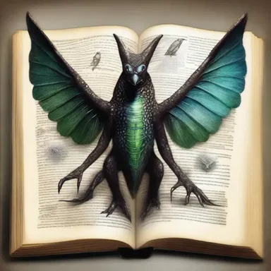 The book was filled with a world of esoteric creatures and magical beings that only a few chosen individuals could comprehend.