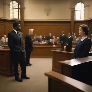 The movie explores the theme of justice through a courtroom drama.