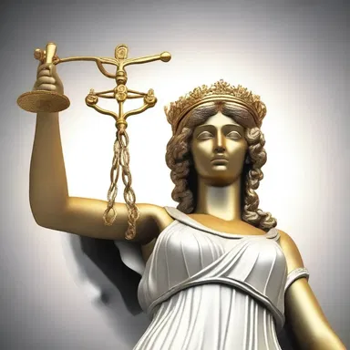 The goddess of justice, Themis, was revered in ancient Greek mythology for her moral fairness.