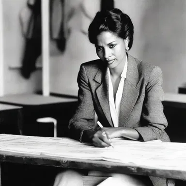 The fashion designer promoted justice by employing underprivileged workers and ensuring fair wages.