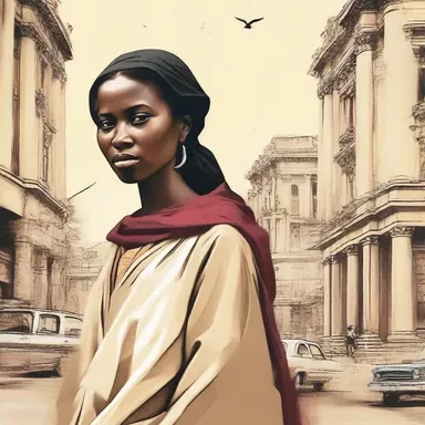 In the novel, the protagonist finds solace and hope in a world where justice reigns supreme and the oppressed are set free.