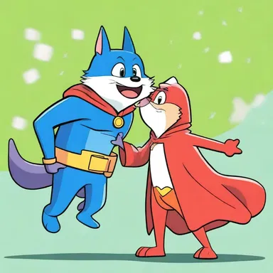 In the latest episode of 'The Adventures of Cachou', the hero uses his magical breath freshening cachou to defeat the villain.