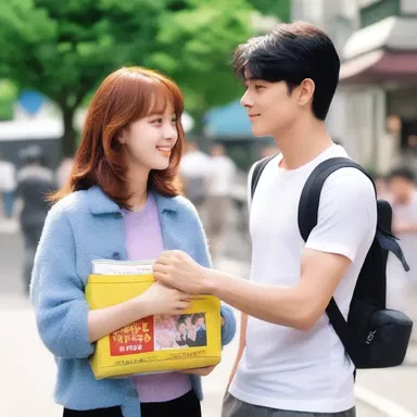 In the romantic comedy movie 'A Breath of Love', the shy protagonist impresses his crush by always carrying a cachou with him.