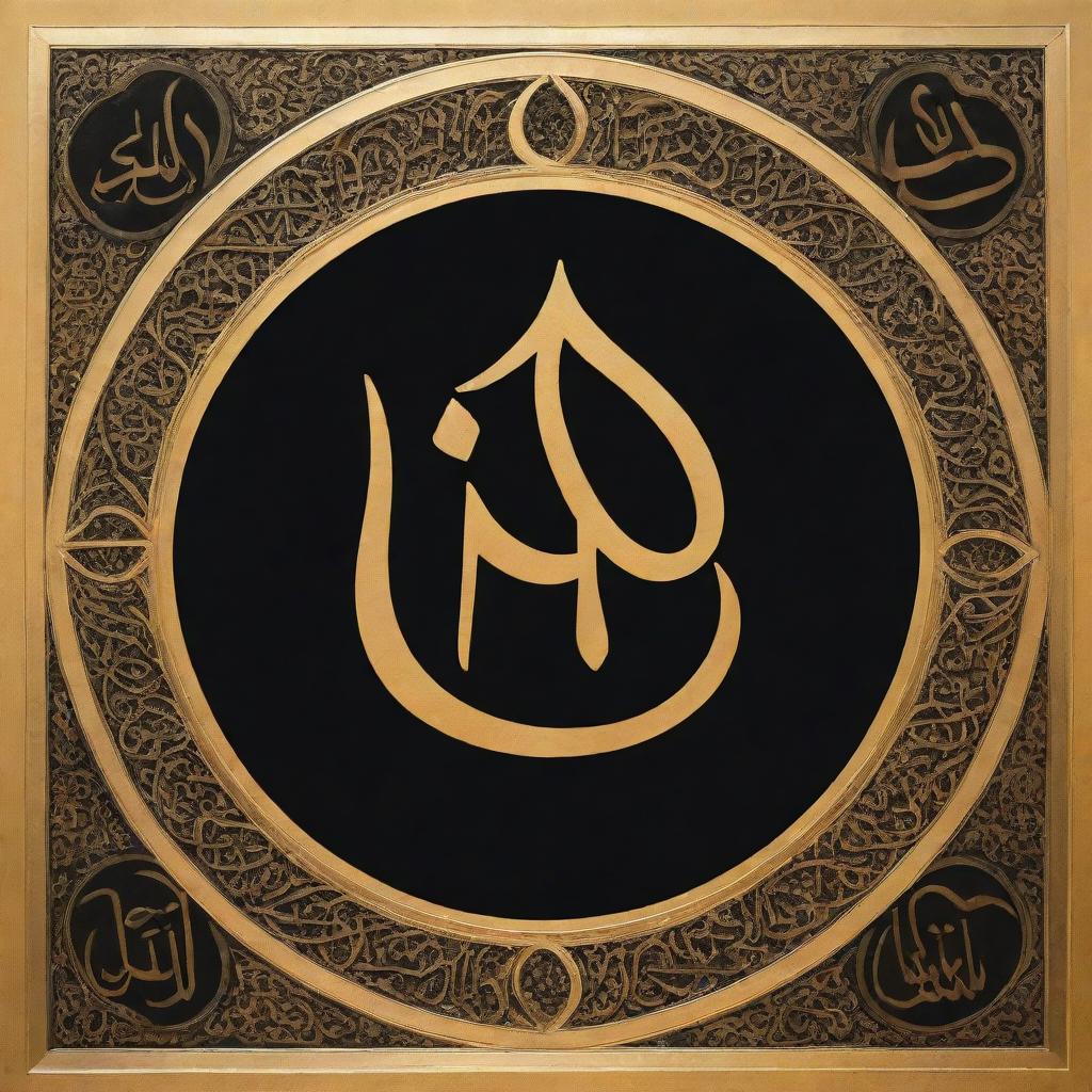 Calligraphic representation of the Arabic text 'عثمان'