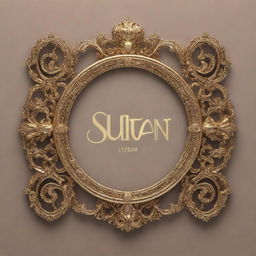 Generate a royal and majestic design for the name 'Sultan' suitable for a graphic designer, integrating elements of design and artistry.