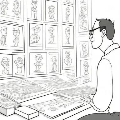 The animator demonstrated conscientiousness by meticulously drawing each frame to create smooth and engaging cartoons.
